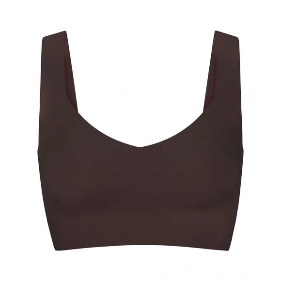 SKIMS NAKED PLUNGE TANK BRALETTE ESPRESSO SIZE M - Picture 1 of 5